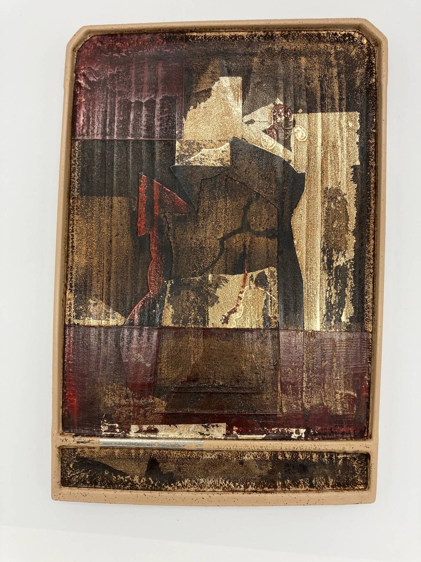 Urushi Lacquer Wood Tray / wall hanging 1